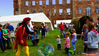 seifenblasenshow auf dem strassenfest in hannover - Ein event f. d. kindergarten.